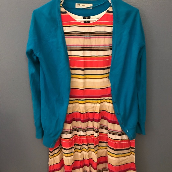 Adorable quality multi-color dress - with pockets! - Picture 7 of 7